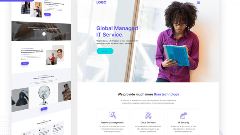 Landing Page ou site One Page