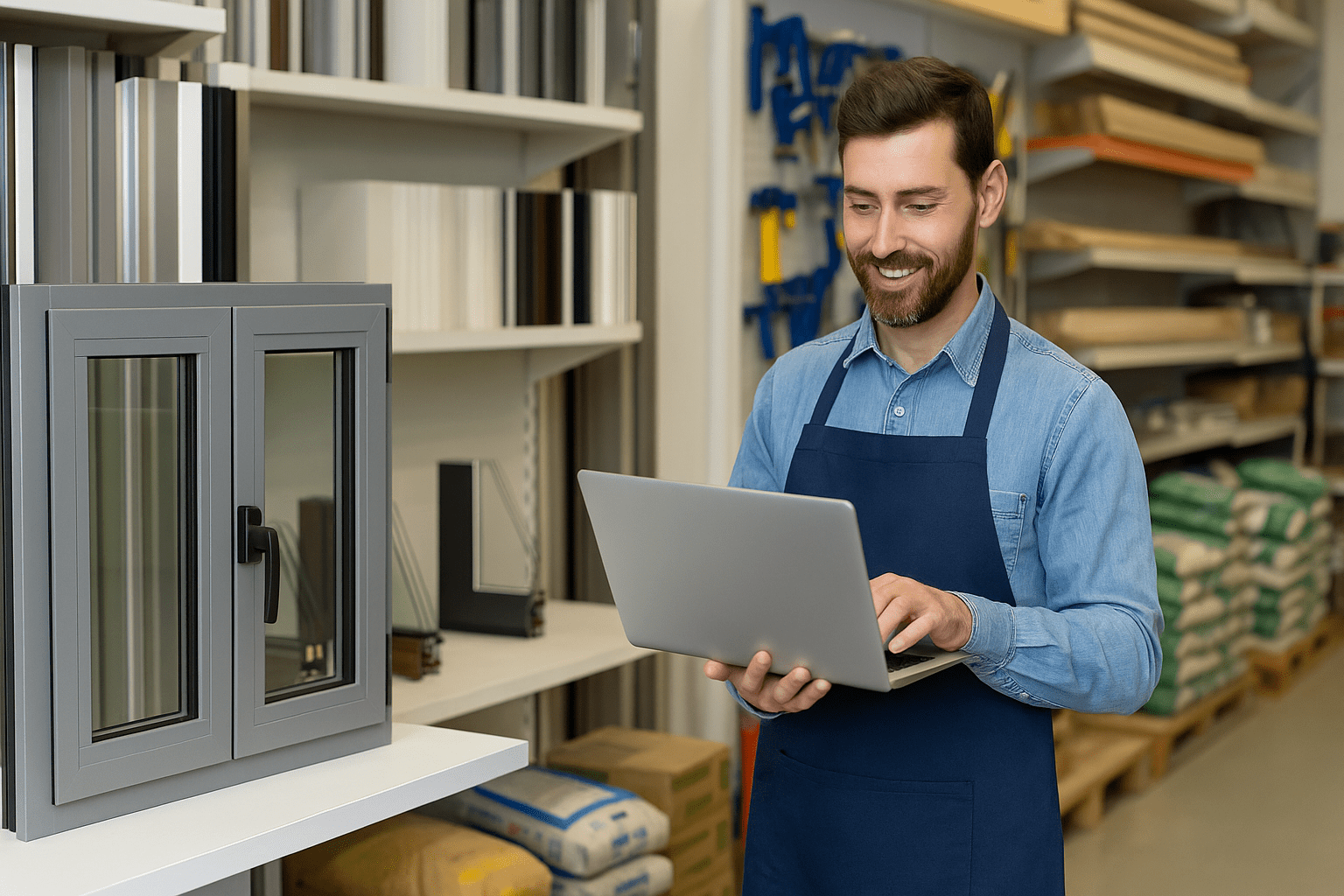 Como lojas de material de construção podem vender mais janelas com site catálogo